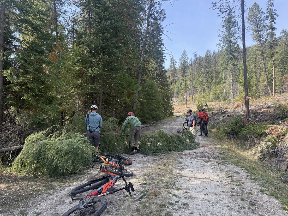 Clearing the way. Caroline photo.