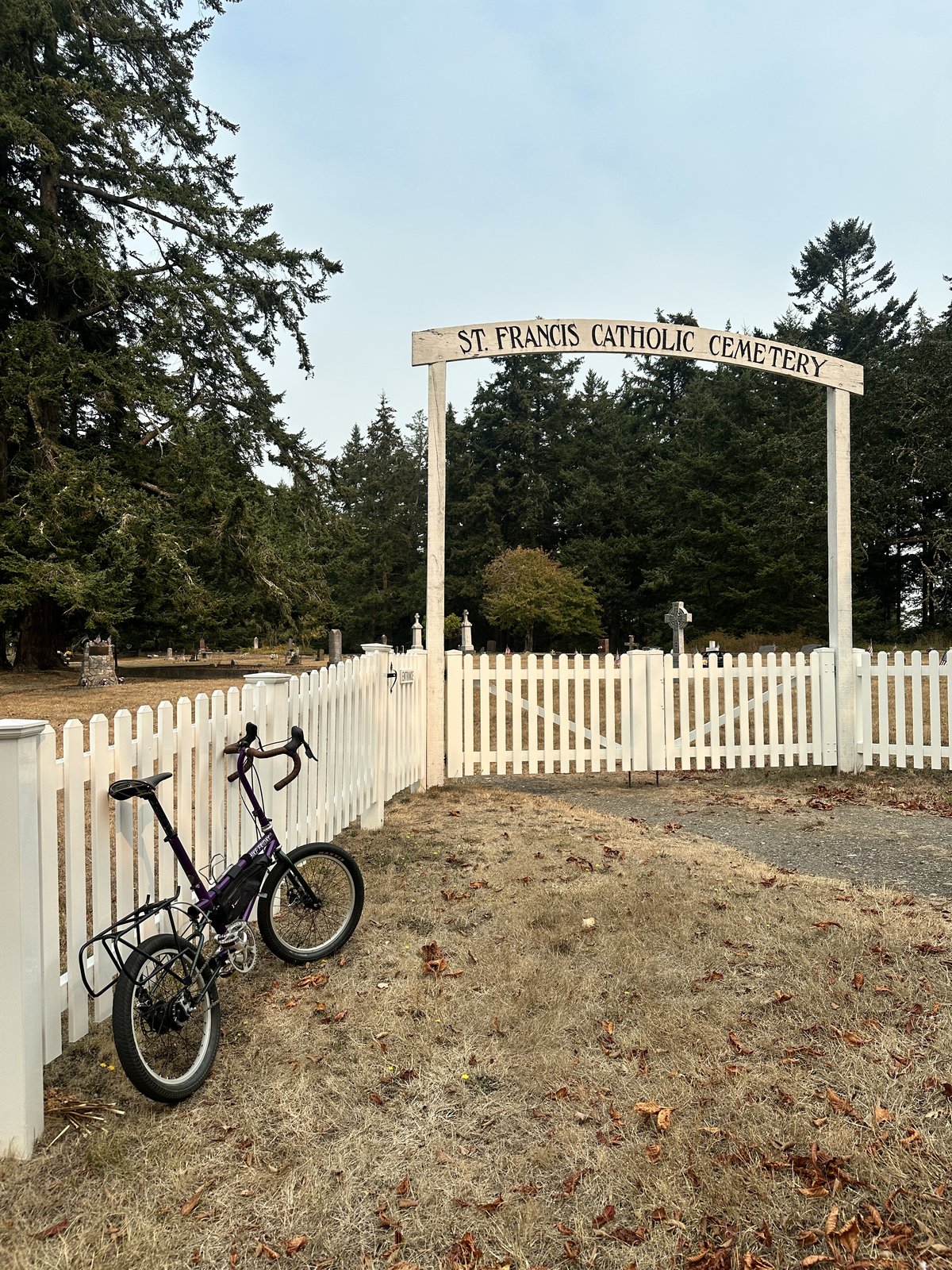 I rode Rory’s clown bike to visit an old friend.