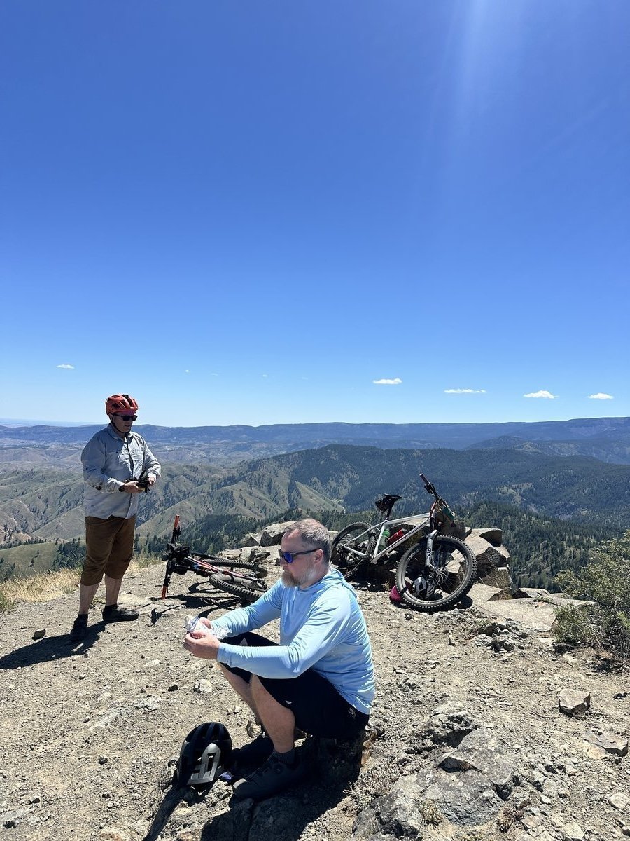 Rory and Denny atop Number 2 Canyon in Wenatchee